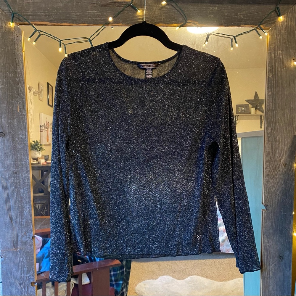 VS Sheer Sparkly Top